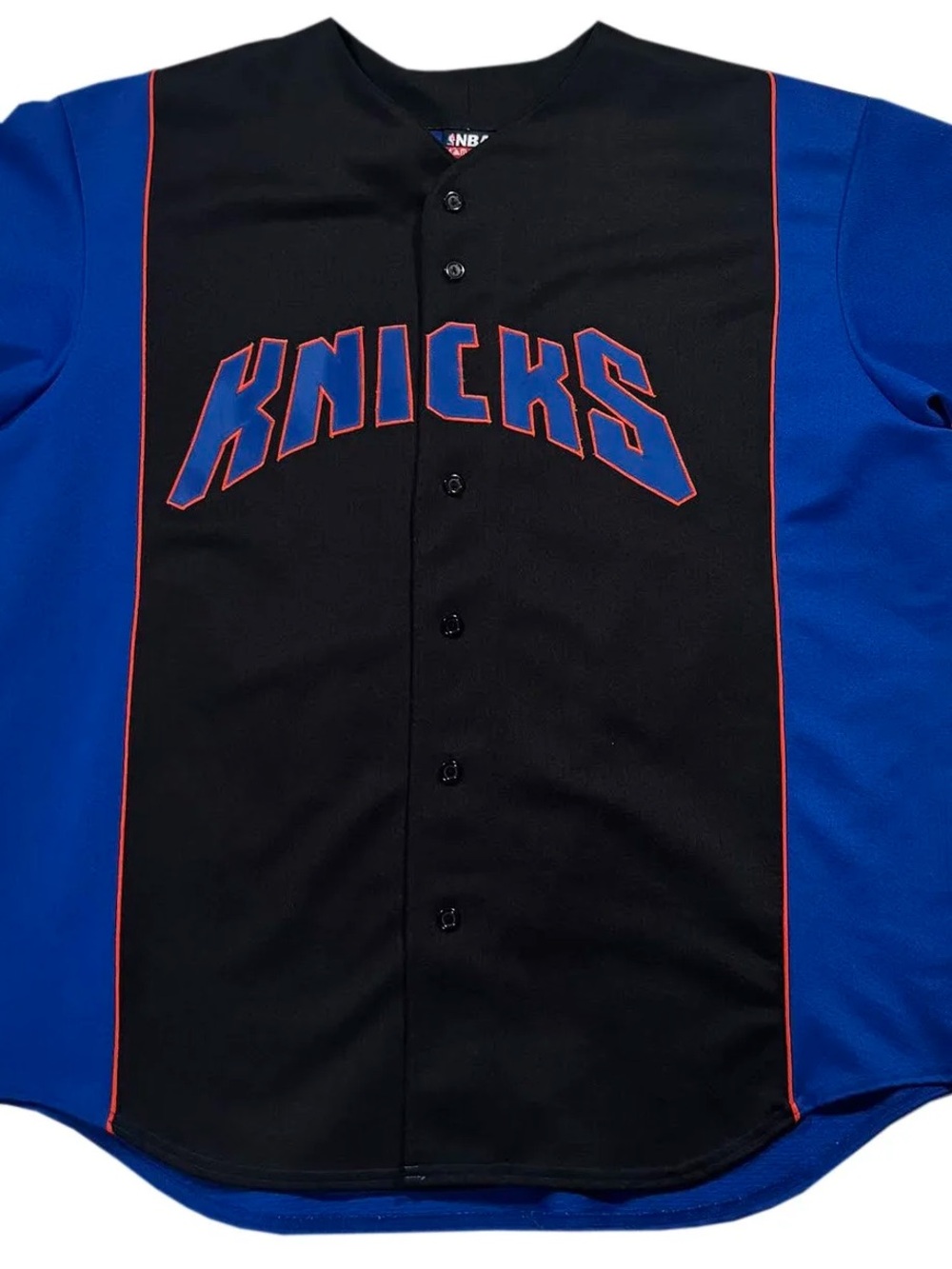 Vintage Majestic New York Knicks Baseball Jersey (Size XXL)